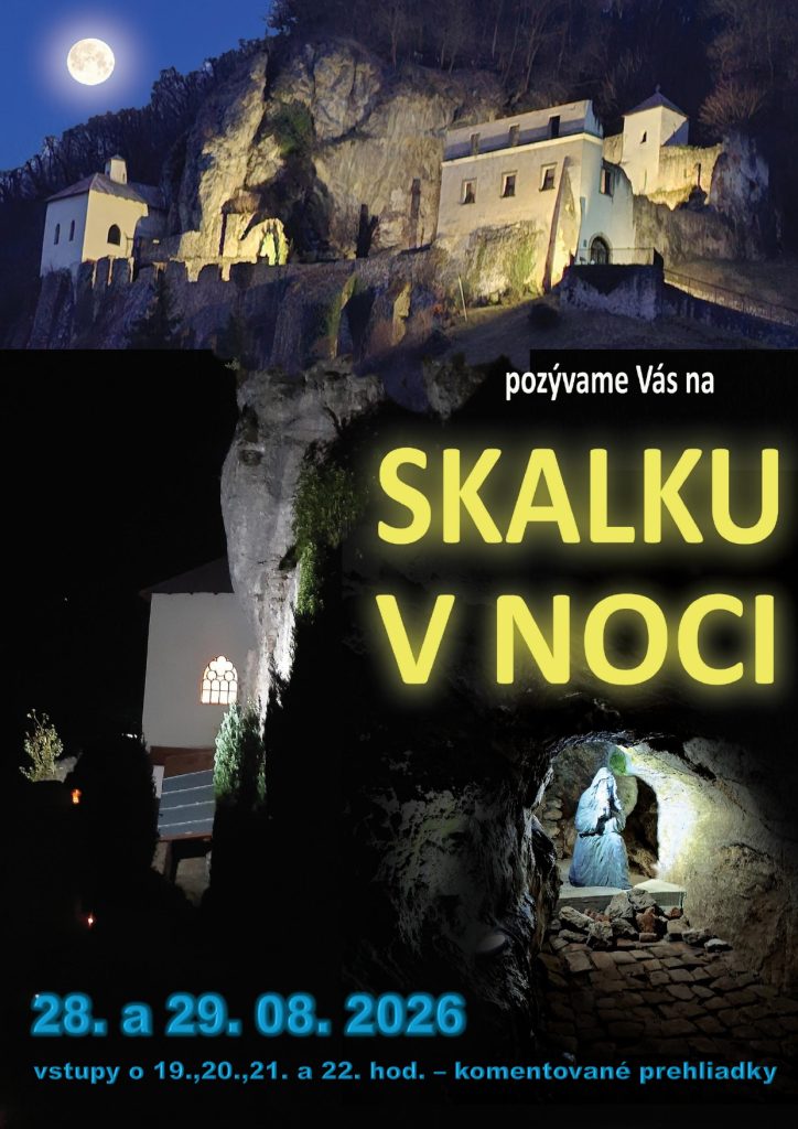 NOČNÉ PREHLIADKY KLÁŠTORA NA VEĽKEJ SKALKE